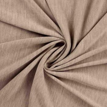 Merino Woll Jersey, Ecru Melange